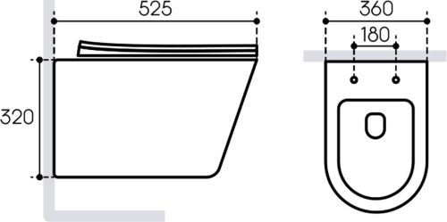 Комплект Унитаз подвесной Aqueduto Cone CON0120 безободковый, с микролифтом, белый матовый + Инсталляция STWORKI + Кнопка Хельсинки 500470 белая в Лермонтове